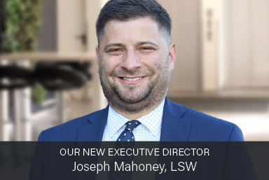 The Ellen O'Brien Gaiser Center is pleased to welcome Joseph Mahoney, LSW, as executive director.