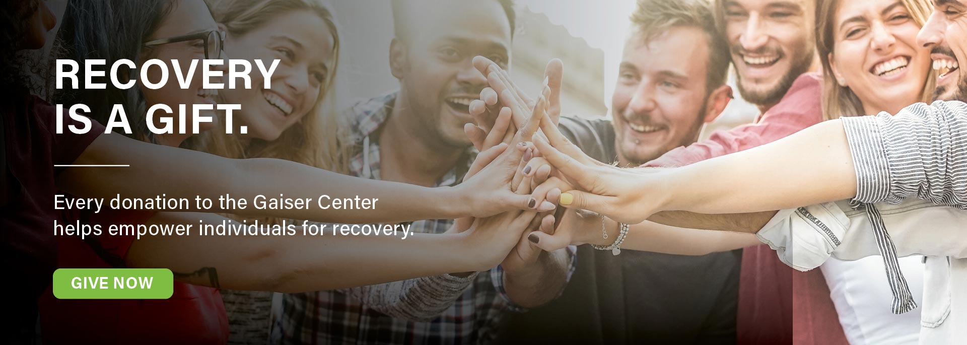 Recovery is a gift. Donate Today to the Ellen o'Brien Gaiser Center.